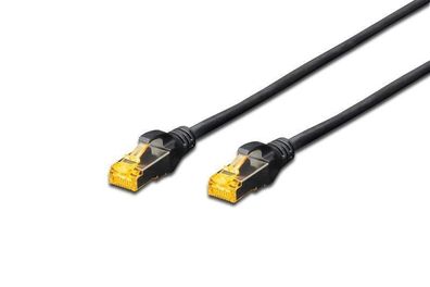 Digitus Patchkabel, Kat. 6A, S/FTP, 3,0 m, schwarz
