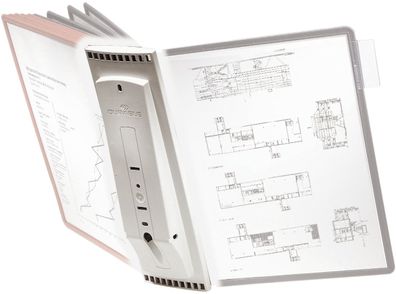 Durable 562110 Sichttafelsystem SHERPA® WALL MODULE 10 - grau