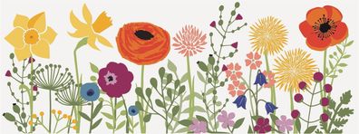 Heyda 203584477 Fenster Tapes "Blumen" 200 x 7,5 cm