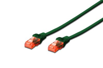 Digitus DK-1617-100/G Patchkabel, Kat. 6, U/UTP, 10,0 m, gr?ün