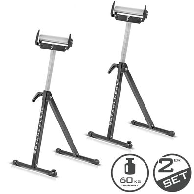 Stahlwerk Rollenbock 2er Set 60 kg höhenverstellbar 720 - 1100 mm Arbeitsbock