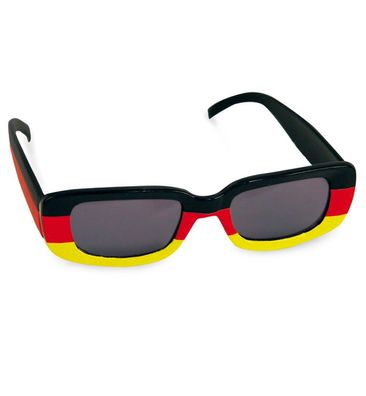 FRIES Fan Brille Fußball Deutschland Schwarz-Rot-Gold