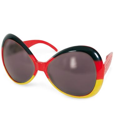 FRIES Fan Brille Fashion Deutschland Schwarz-Rot-Gold