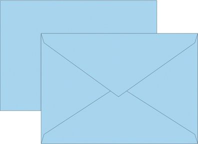 Brunnen 105125432 Briefumschlag Universalpapier C5 hellblau