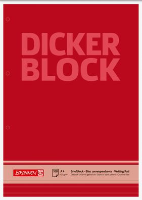 Brunnen 1052787 Block "Dicker Block" A4 liniert