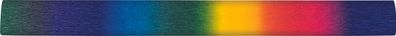 Heyda 203377099 Regenbogen-Krepp 50 x 250 cm