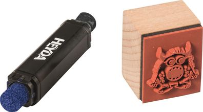 Heyda 204888696 Stempel-Set "Monster" 8 x 4,5 x 2,5 cm