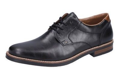 Rieker Schnürschuhe - Schwarz Kunstleder