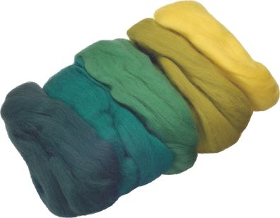 KNORR prandell 212506306 Merino-Wolle Mix gelb, lindgrün, grün, petrol, tannengrün