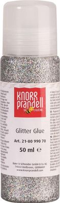KNORR prandell 218099070 Glitterfarbe Glitter Glue silber-regenbogen