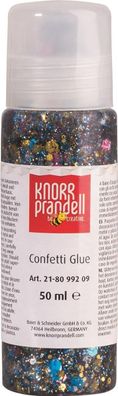 KNORR prandell 218099209 Glitterfarbe Confetti Glue "Hexagon" bunt