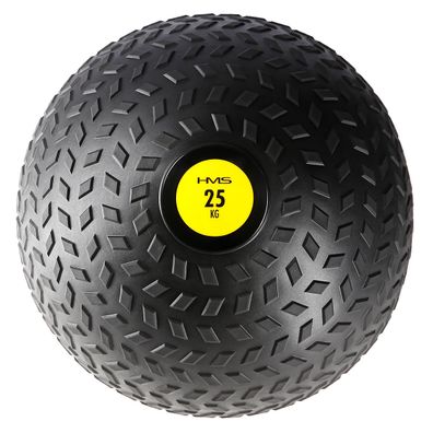 HMS PST25 Slam Ball Übungsball 25 kg schwarz gelb