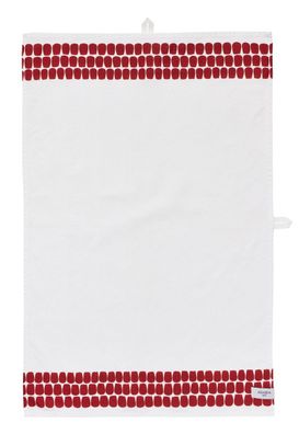 Arabia Tuokio tea towel 43x67cm red 1055348