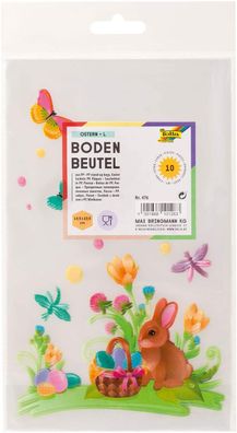 folia 476 10er Bodenbeutel "Ostern" Maße: (B)145 x (H)235 mm