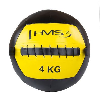 HMS WLB4 Trrainingsball 4 kg Fitness Training Functional Workout Gelb