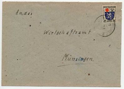 FRANZ. ZONE ALLG. AUSG. Nr 9 BRIEF EF X5BC33E