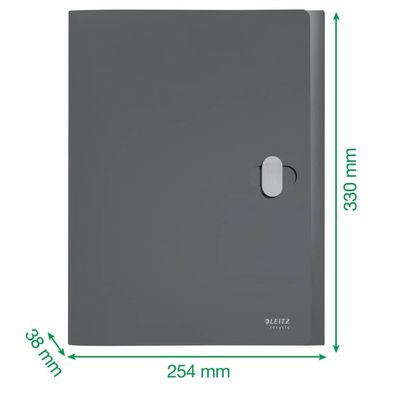 5x LEITZ 46230035 Heftbox Recycle 4,0 cm blau