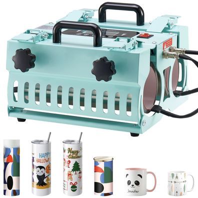 VEVOR Tumbler-Hitzepresse 2 Stationen Becherpresse Sublimation Defekt