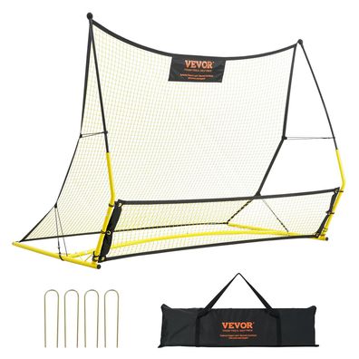 VEVOR Fußball Rebounder 180cm 2in1 Doppelnetz Trainingstor Defekt