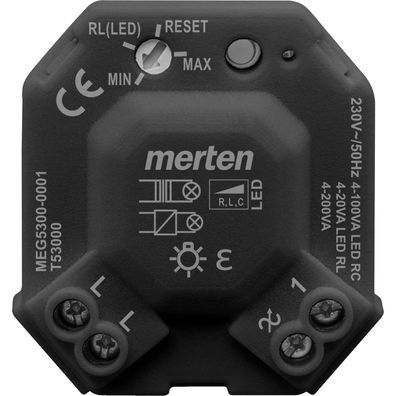 Schneider Electric Merten Universal LED Dimmermodul 230V IP20 schwarz