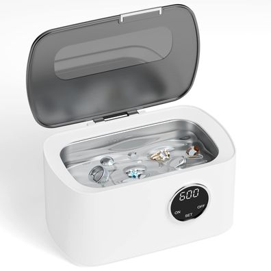 Ultraschallreiniger 600ml 5 Modi LED-Anzeige fér Brillen Uhren Schmuck
