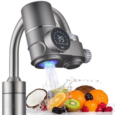 Homelody Wasserfilter Wasserhahn LED-Anzeige Kéchenfilter mit Filter