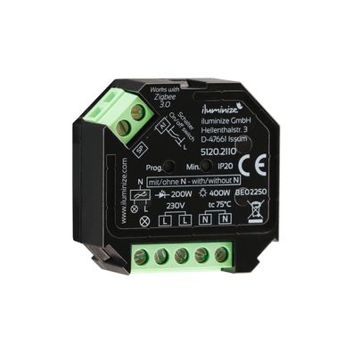 Zigbee Dimm-Aktor Mini fér Lichtschalter Wechselschaltung 230V