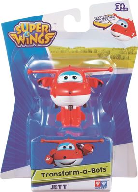Super Wings Transform a Bots Mini Flugzeug 5 cm Classik Jett