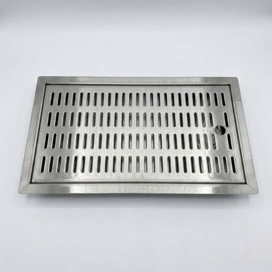 Tropfblech CNS Edelstahl 480x313mm zum Einlassen