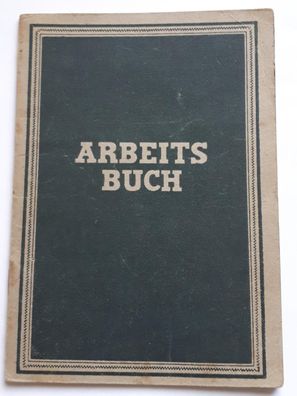 Arbeitsbuch Ausstellungsdatum 1948 Annaberg weiblich