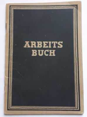 DDR Arbeitsbuch Ausstellungsdatum 1953 Wismar weiblich