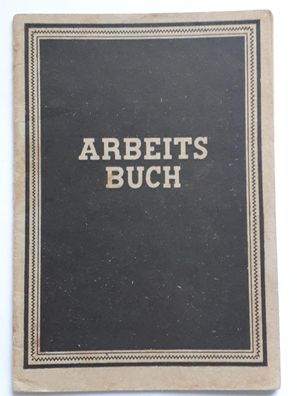 DDR Arbeitsbuch Ausstellungsdatum 1959 Rostock weiblich