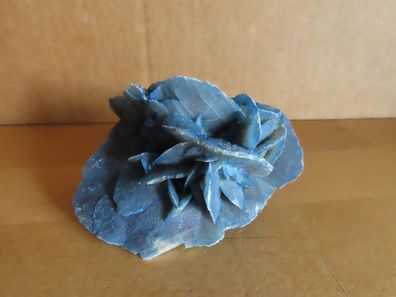 Stein Sandrose Wüstenrose blau gefärbt ca.7,4x6,1cm