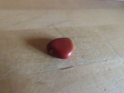 Stein flach Handschmichler Stein rot Jaspis ca.1,6x1,6cm
