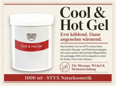 STYX Naturkosmetik - Aroma Derm - Cool & Hot Gel - 1000 ml