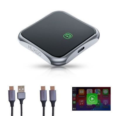 Kabelloses Apple CarPlay Adapter, kompatibel mit iPhone HUXGO BY963A/C