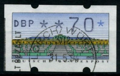 BRD ATM 1993 Nr 2-1.1-0070 gestempelt X75BFCA