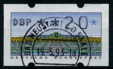 BRD ATM 1993 Nr 2-1.2-0020 gestempelt X75C39A