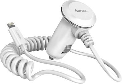 Hama KFZ-Ladekabel (für Apple iPhone 5/5s/5c/6/6s/6 Plus/6s Plus/SE/7/7 Plus,