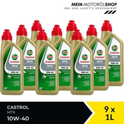 Castrol MTX 10W-40 9x1 Liter