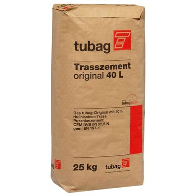 42 x tubag Trasszement TZ-o original 40 Liter á 25kg
