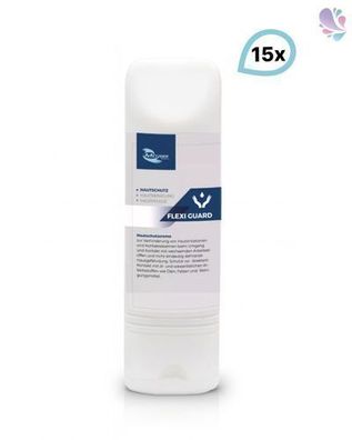Hautschutzcreme silikonfrei Flexi Guard SET, 15 x 100 ml Tuben