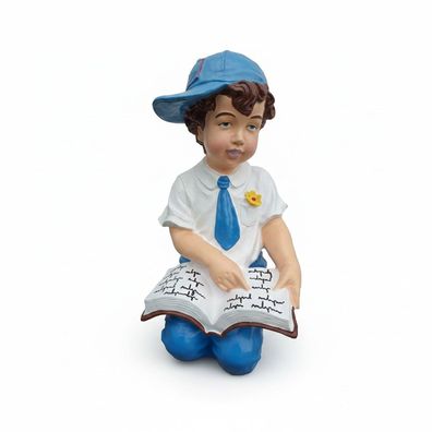Deko Figur Statue Skulptur 47 cm Figuren Statuen Skulpturen Junge Garten P105