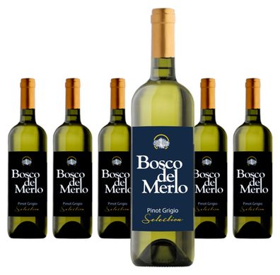 6 x Bosco del Merlo Pinot Grigio Selection – 2025