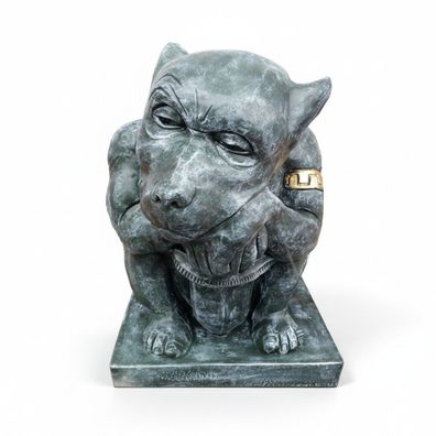 Drachen Deko Figur Statue Skulptur 50 cm Figuren Statuen Skulpturen G16 Garten