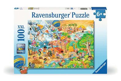 Die 4 Jahreszeiten - Puzzle 100 Teile XXL