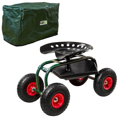 UPP Rollsitz Rollwagen Werkstattwagen Outdoor "Deluxe" mit Schutzhülle
