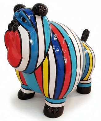 Moderne Dekoration Haus Garten Deko Figur Statue Skulptur Hund Abstrakt 63 cm