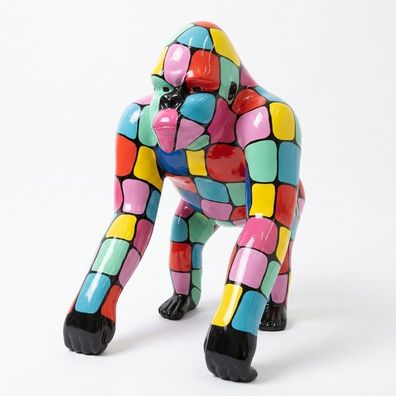 Moderne Dekoration Haus Garten Deko Figur Statue Skulptur Hund Abstrakt 70cm
