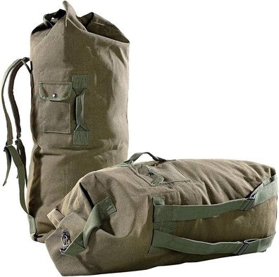 NEU 2er Set Extragroßer Canvas Seesack 100Liter für Outdoor Angeln Camping Zelt